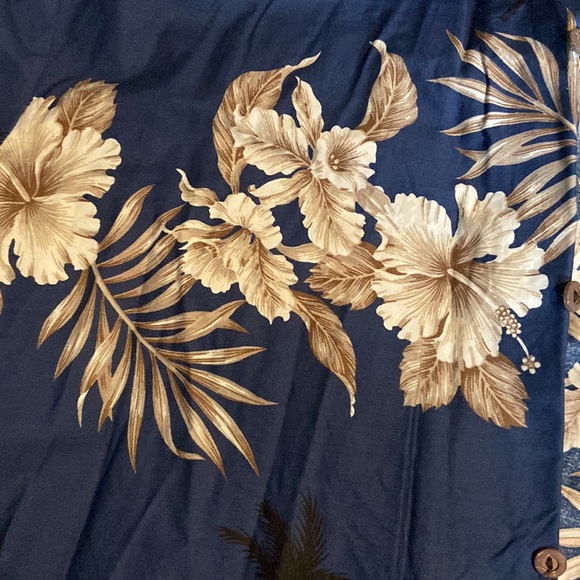 Hawaiian short sleeve FROM HILO, HAWAII 100% cotton - Picture 3 of 4